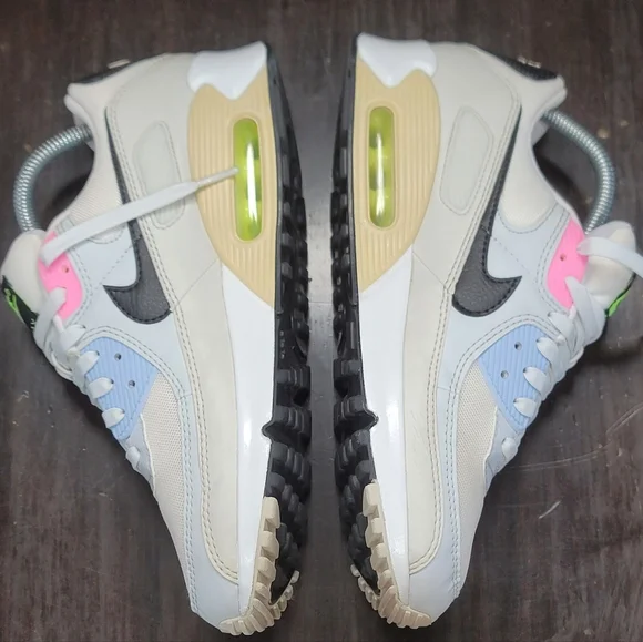 Nike Air Max 90 "Multi-color Pastel" Wmns 9.5 Great Condition Fast Shipper - Picture 3 of 11